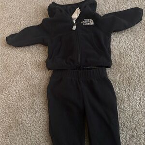 The North Face Infant Black Hoodie Set